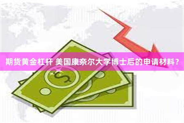 期货黄金杠杆 美国康奈尔大学博士后的申请材料？