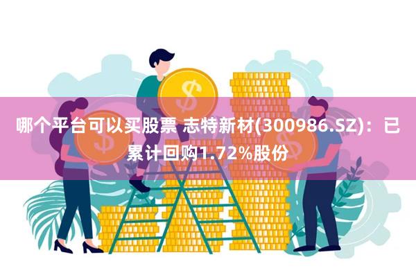 哪个平台可以买股票 志特新材(300986.SZ)：已累计回购1.72%股份